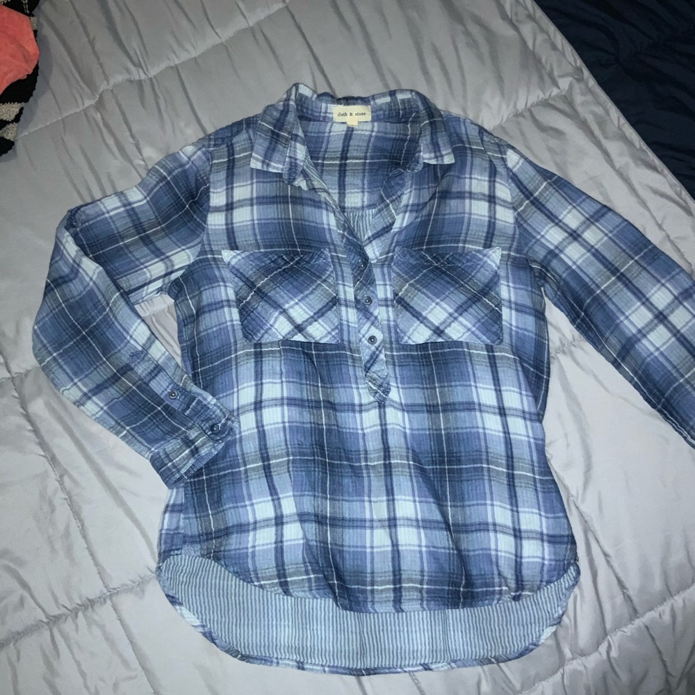 Plaid button up